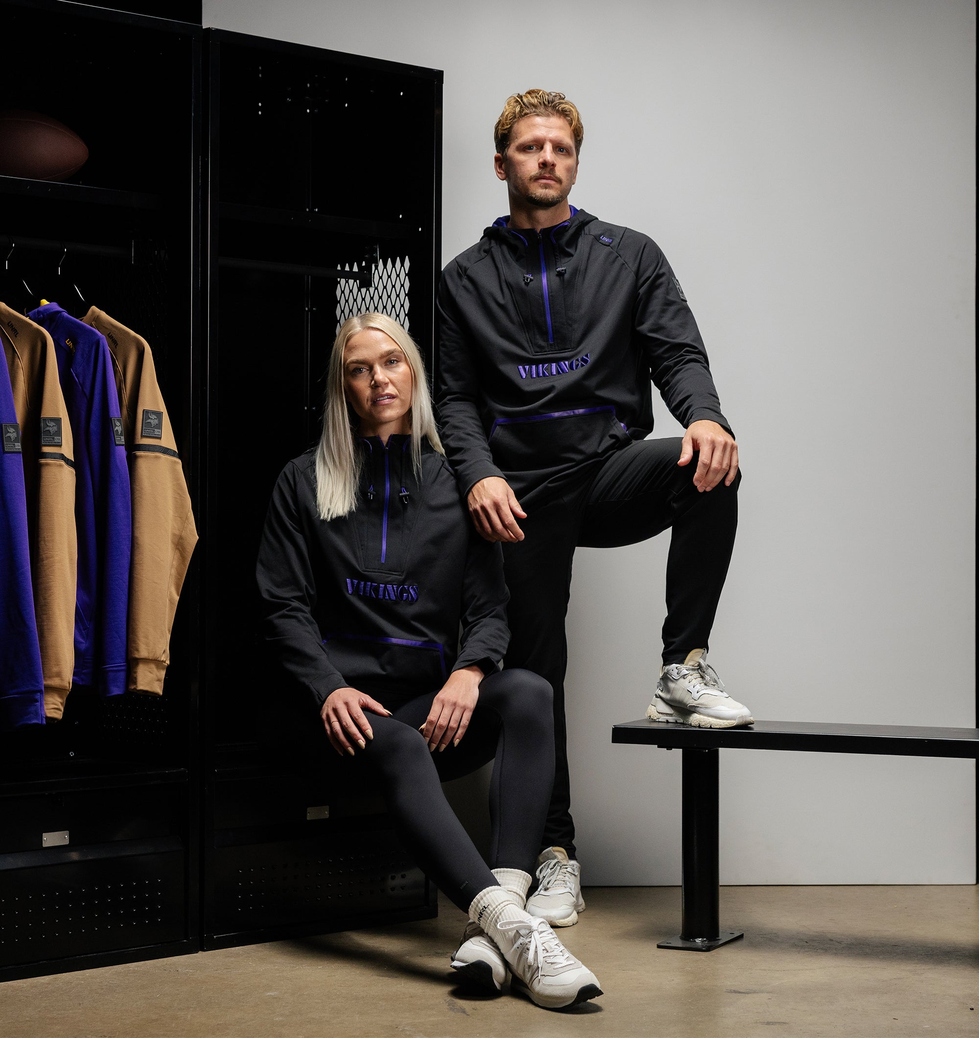 UNRL x Vikings shops Crossover Hoodie