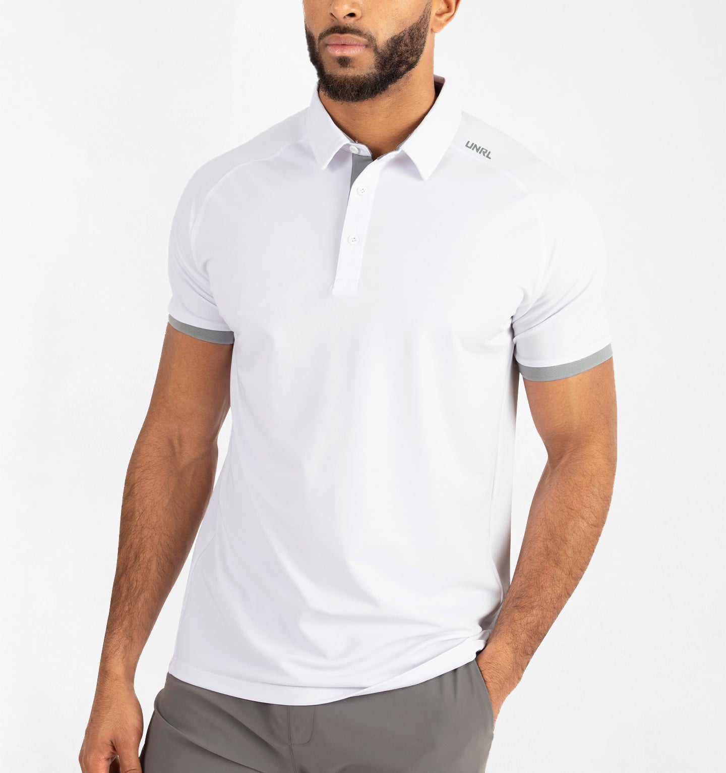 Men's Untucked Golf Polo Shirts - The Perfect Length, Quick Dry, 4-Way  Stretch Fabric. Moisture Wicking, UPF 50+ Protection