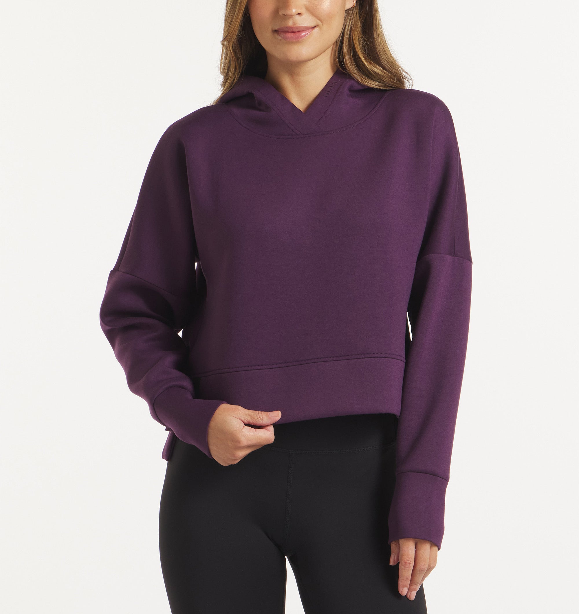 Dark purple hoodie women's best sale