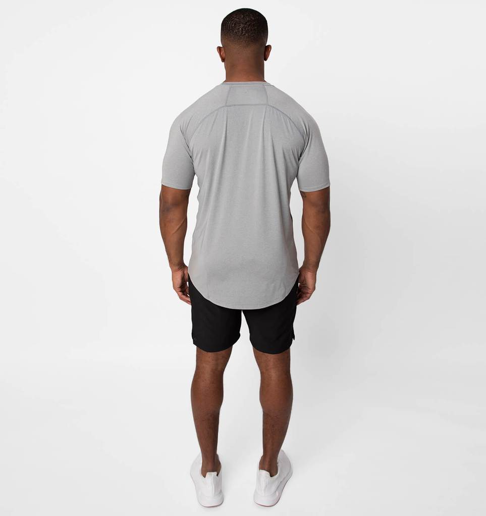 Stride Short Sleeve - Heather Gray - UNRL