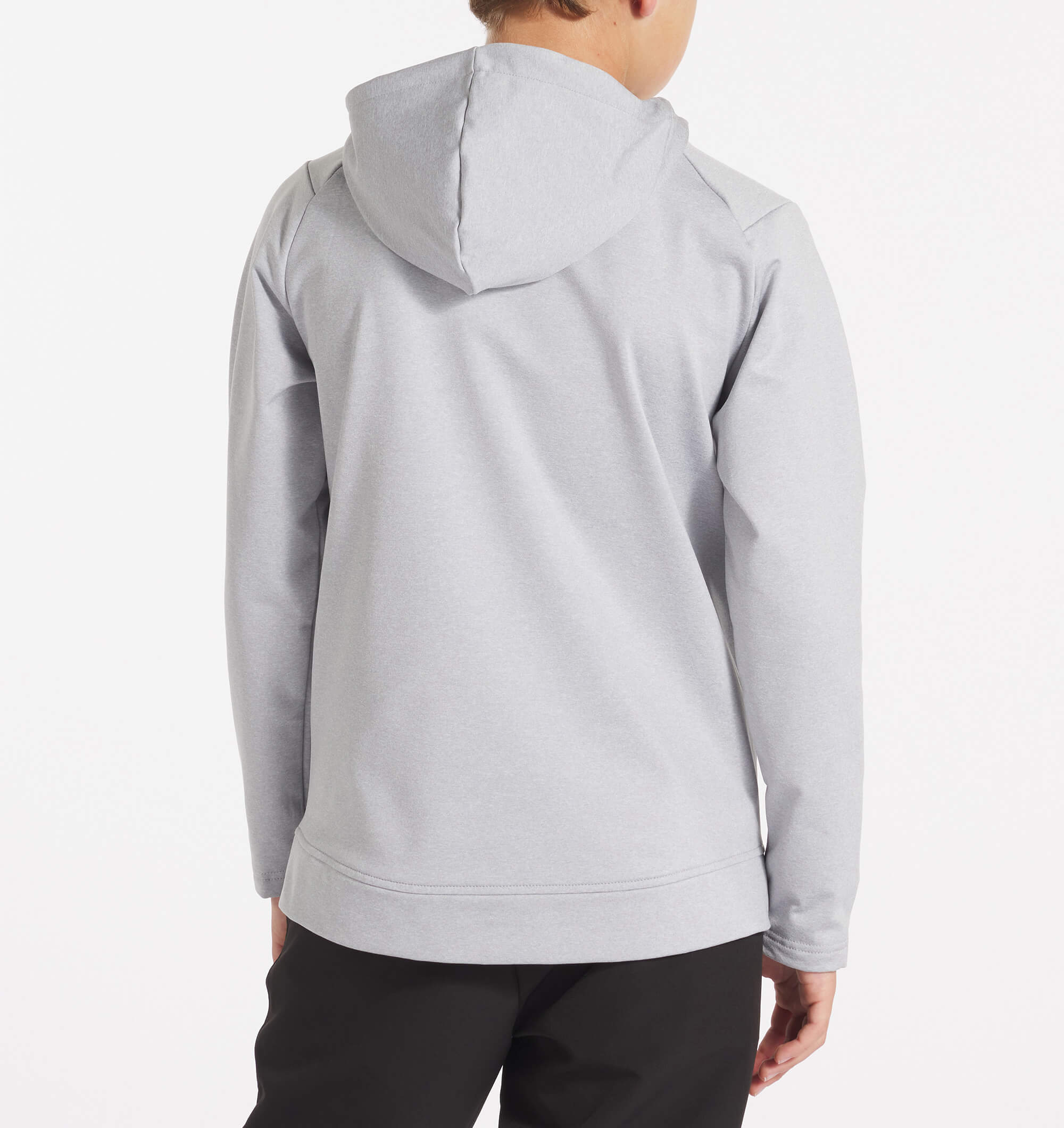 Youth Crossover Hoodie II - Heather Gray - UNRL