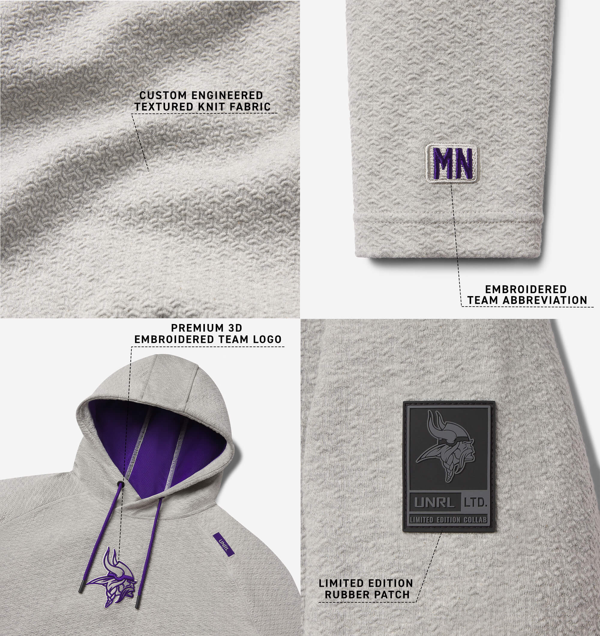 UNRL x Vikings Elevation Hoodie