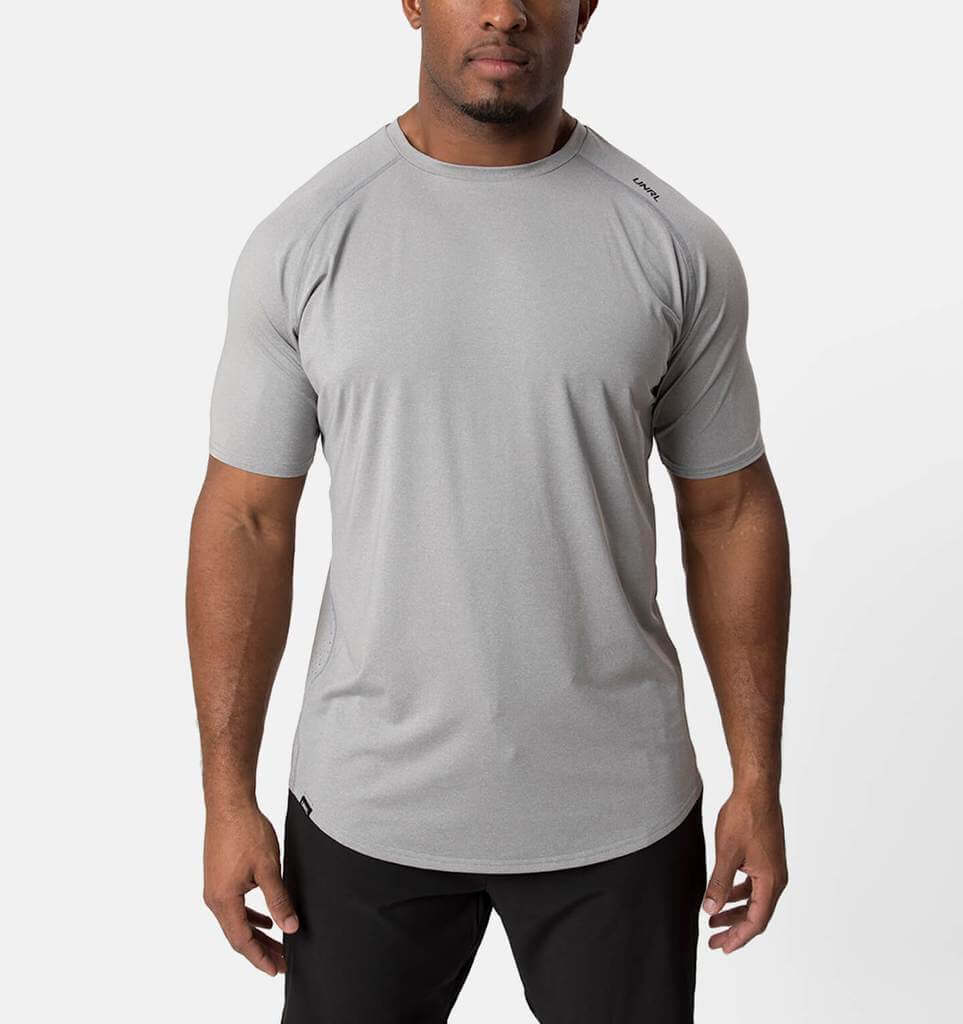 Stride Short Sleeve - Heather Gray - UNRL